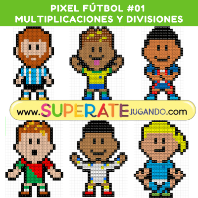 Pixel Futbol 01 - Multiplicaciones y Divisiones
